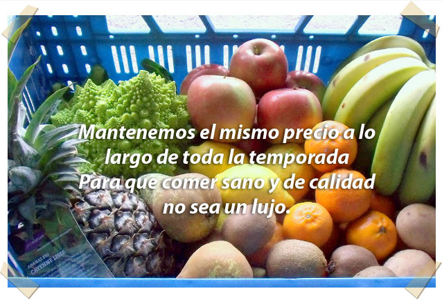 Frutas y verduras ecológicas